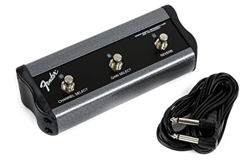 Fender 3 Button Footswitch: Channel/Gain/Reverb With 1/4 Inch Jack