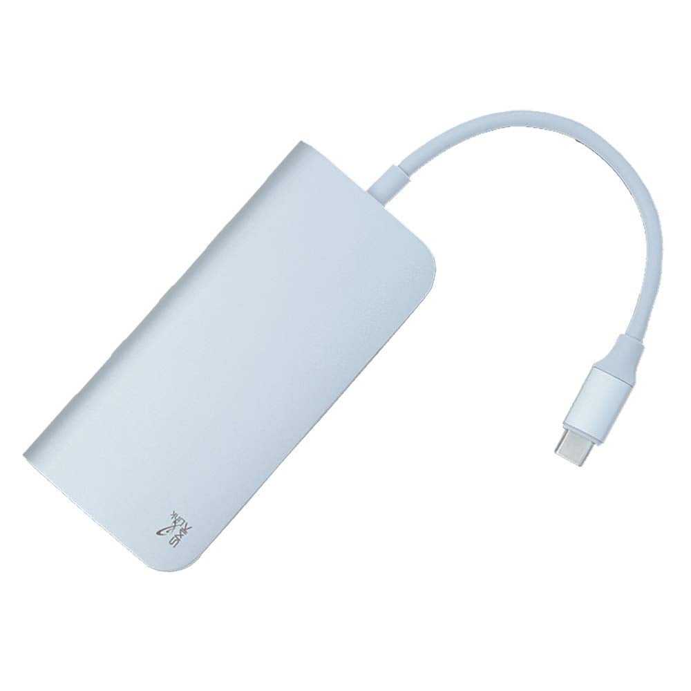 Smk Link Electronics Usb C Multi Port Hub, 6 Ports, White