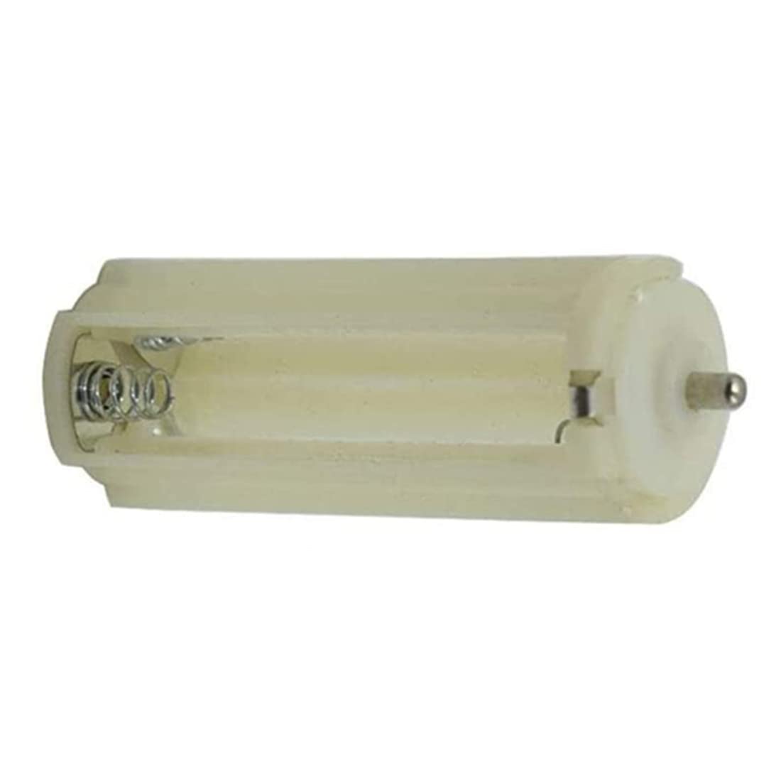 Bnafes Cylindrical Battery Holder Battery Storage Case For 3 X 1.5V Aaa Batteries Flashlight Torch White   (6 Pcs)