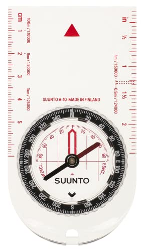 Suunto A-10 Compass: Compact, Simple To Use Recreational Hiking Compass, Hiking, Boy Scouts, Orienteering