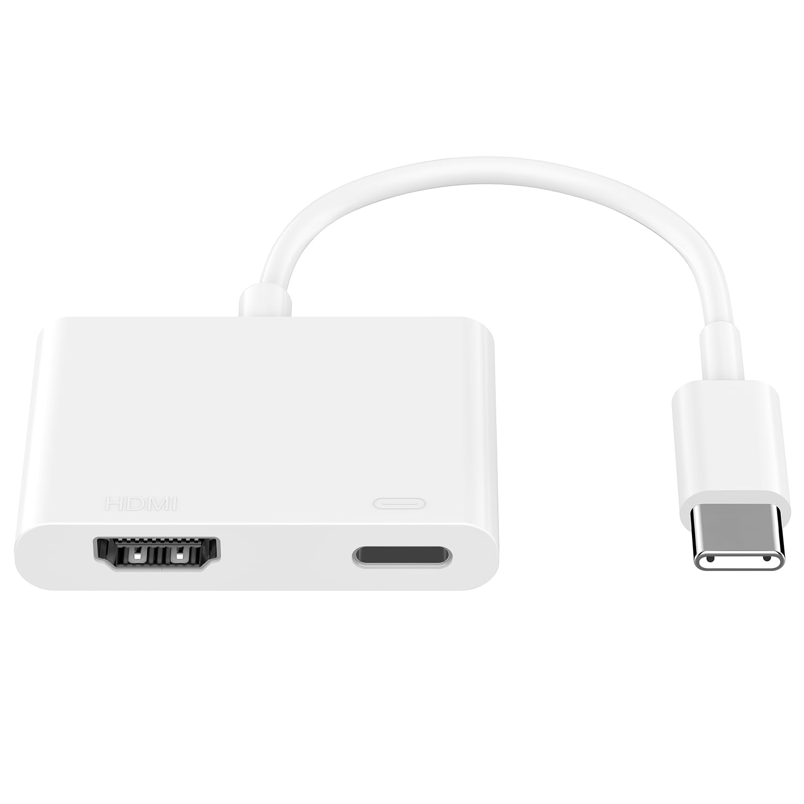 [Mfi Certified] Usb C To Hdmi Digital Av Adapter For Iphone 15, 4K Video & Audio Sync Screen Converter With Type C Fast Charging