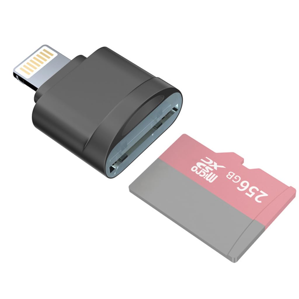 Verilux Micro Sd Card Reader For Iphone Ipad,Micro Sd/Tf Card Reader Memory For Iphone Plug And Play 13/12/Pro/11/X/Xr/Max