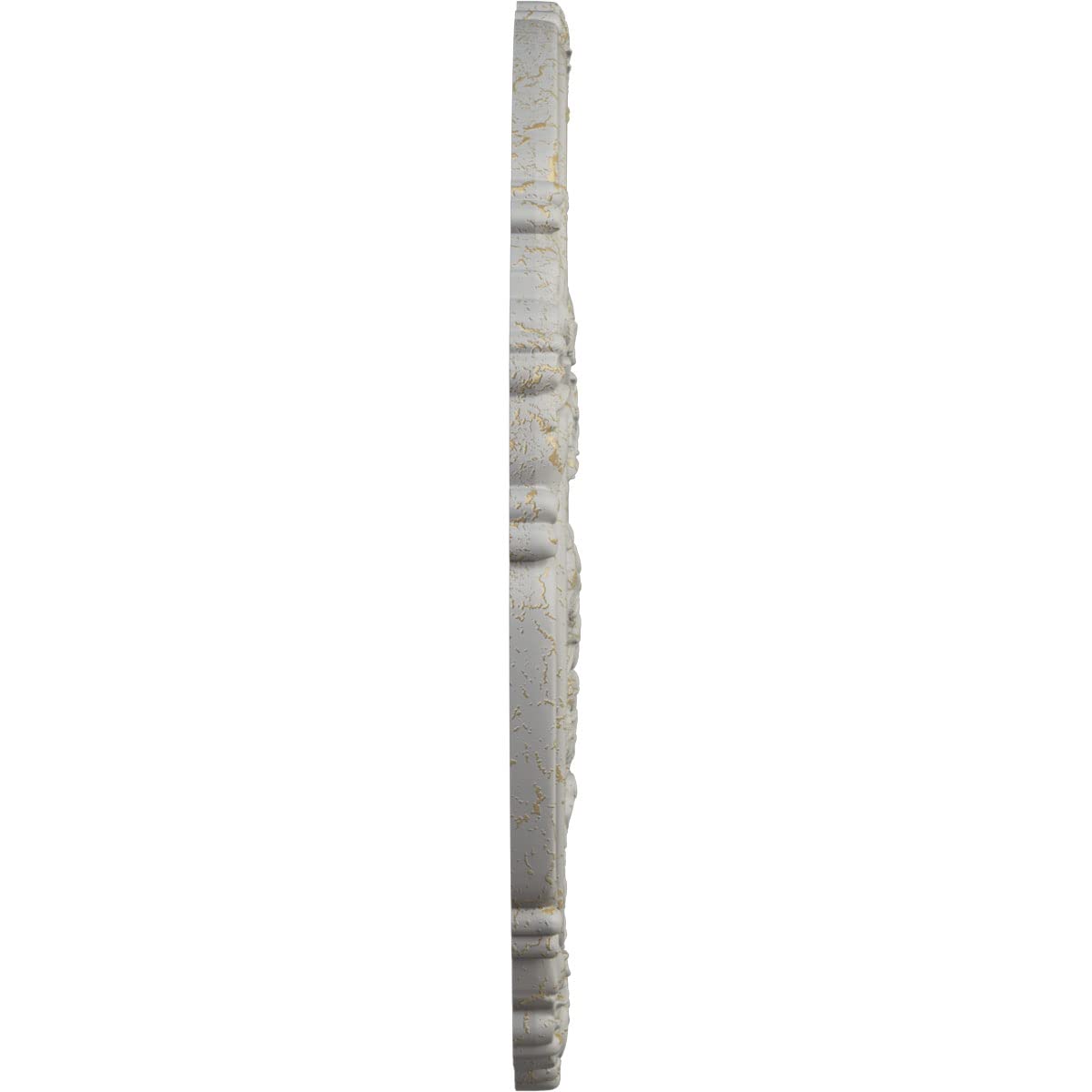 Ekena Millwork Cm26Atpcc Attica With Rose Ceiling Medallion, 26''Od X 3 3/4''Id X 1 1/2''P, Hand Painted Pot Of Cream Crackle