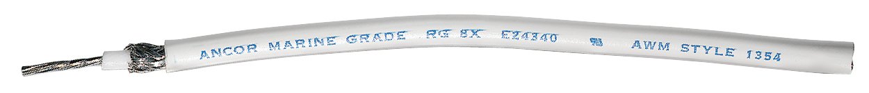 Ancor 151025 Marine Grade Electrical Premium Tinned Copper Coaxial Cable (RG59U, 250-Feet)