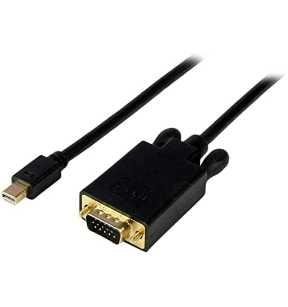 Startech.Com 15 Ft Mini Displayport To Vga Adapter Cable   Mdp To Vga Video Converter   Mini Dp To Vga Cable For Mac/Pc 1920X120