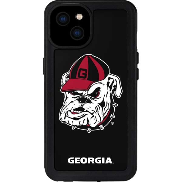 Skinit Waterproof Phone Case Compatible With Iphone 14   Officially Licensed Georgia Bulldogs Mascot Design