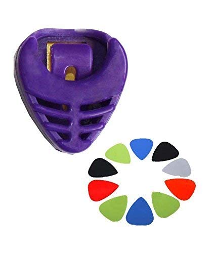 Mustang Combo Of Pick Holder With 10 Derlin Picks