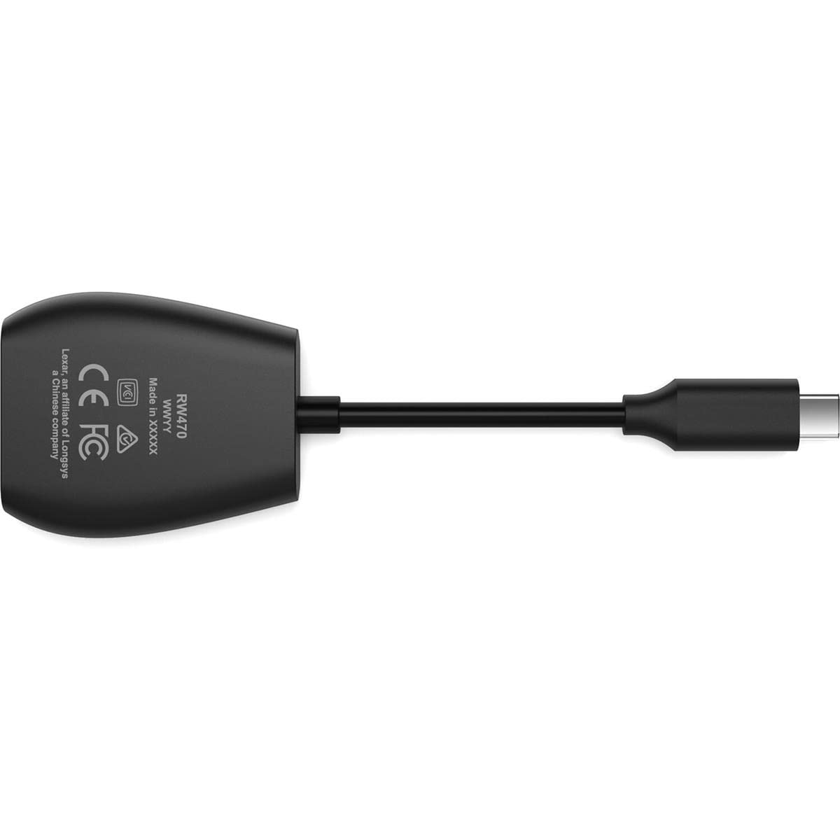 Lexar Professional Usb 3.2 Type-C Dual-Slot Reader, Supports Sd And Microsd Uhs-Ii Cards, Up To 312Mb/S Read (Lrw470U-Rnhnu)