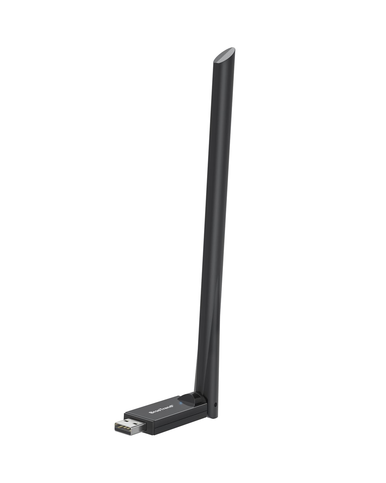 BrosTrend AX900 USB WiFi 6 Adapter for Desktop PC Laptop, Long Range WiFi Dongle, Dual Band 5GHz 600Mbps + 2.4GHz 286Mbps, 6dBi 