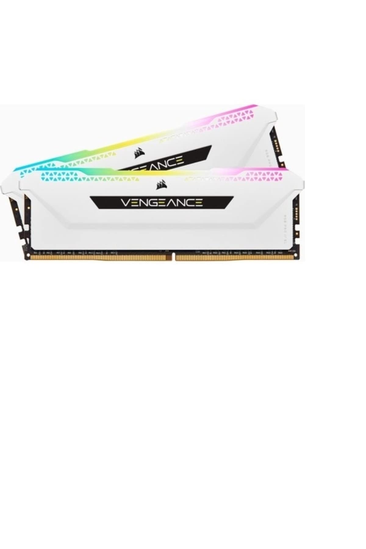 Corsair Vengeance RGB Pro SL 32GB (2x16GB) DDR4 3200 (PC4-25600) C16 1.35V Desktop Memory - White (CMH32GX4M2E3200C16W)
