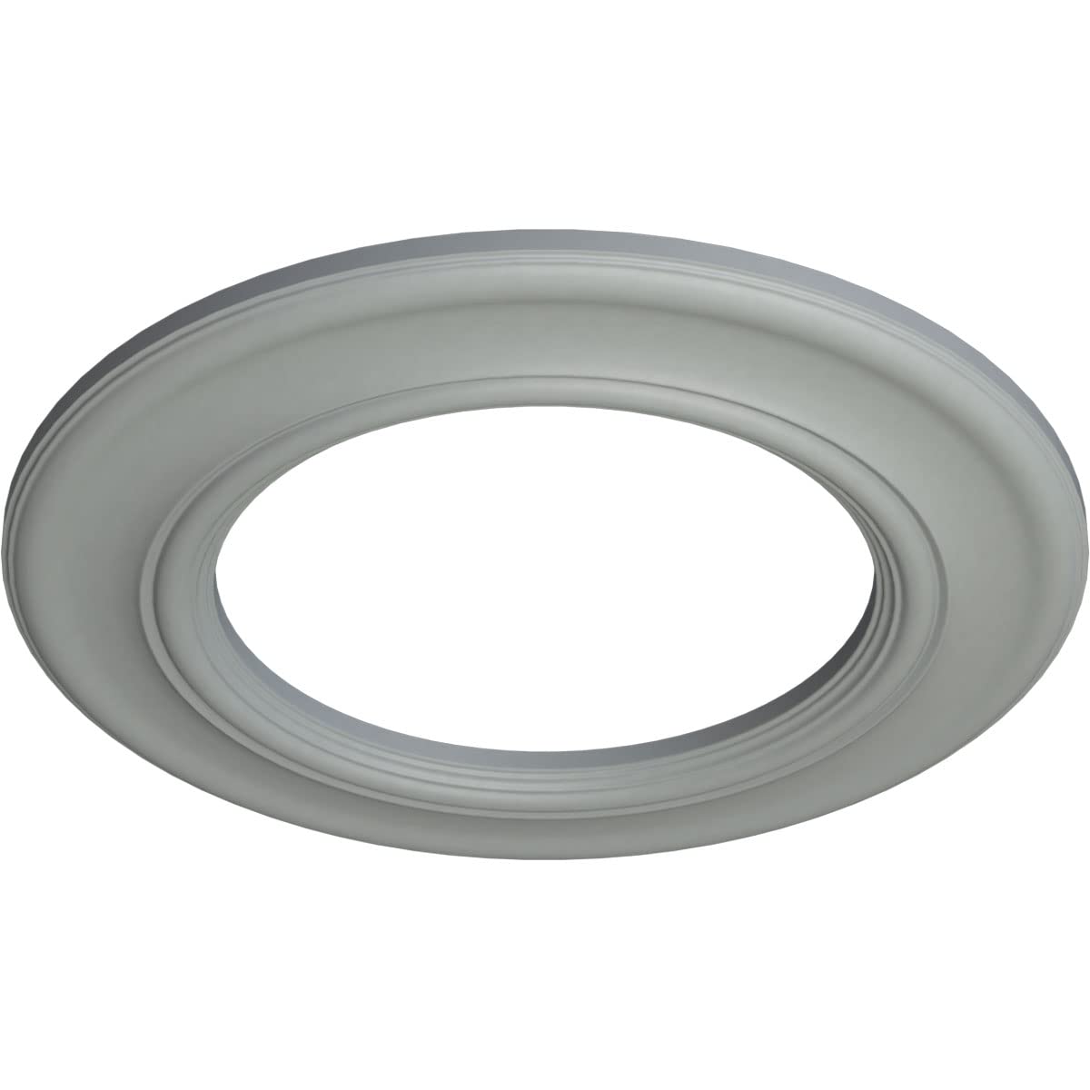 Ekena Millwork Cm20Ho Holmdel Ceiling Medallion, 20 7/8''Od X 12 7/8''Id X 1''P, Factory Primed