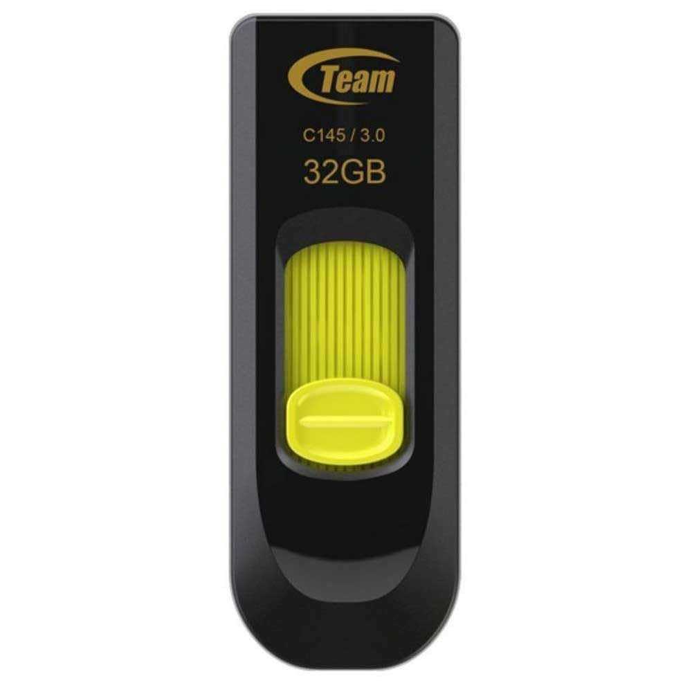 Team Group C145 32 GB USB 3.0 Flash Memory Drive - Yellow