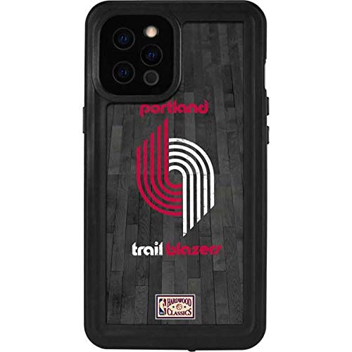 Skinit Waterproof Phone Case Compatible With Iphone 12 Pro Max   Officially Licensed Nba Portland Trail Blazers Hardwood Classic