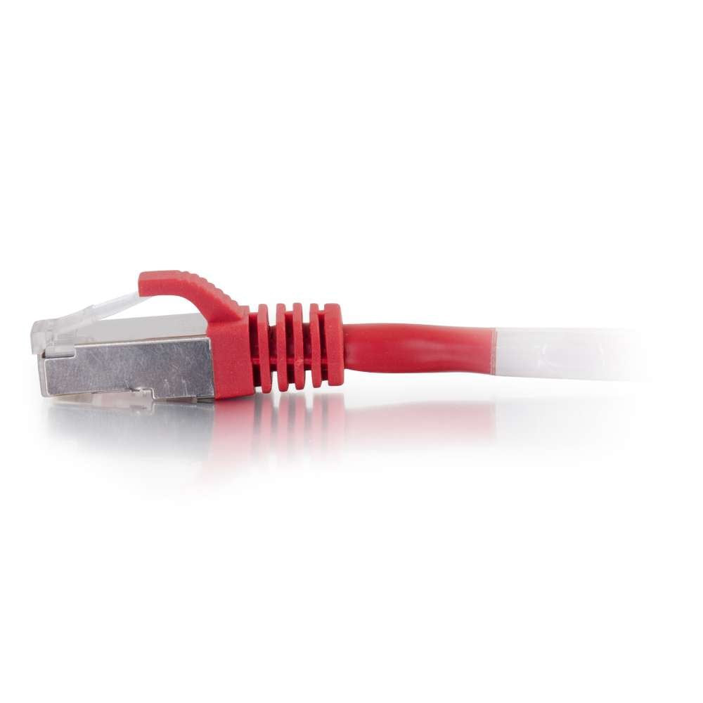 C2G Legrand Cat6 Ethernet Cable, Snagless Shielded Cat6A Patch Cable, Red Network Patch Cable, 35 Foot Snagless Stp Ethernet Cab