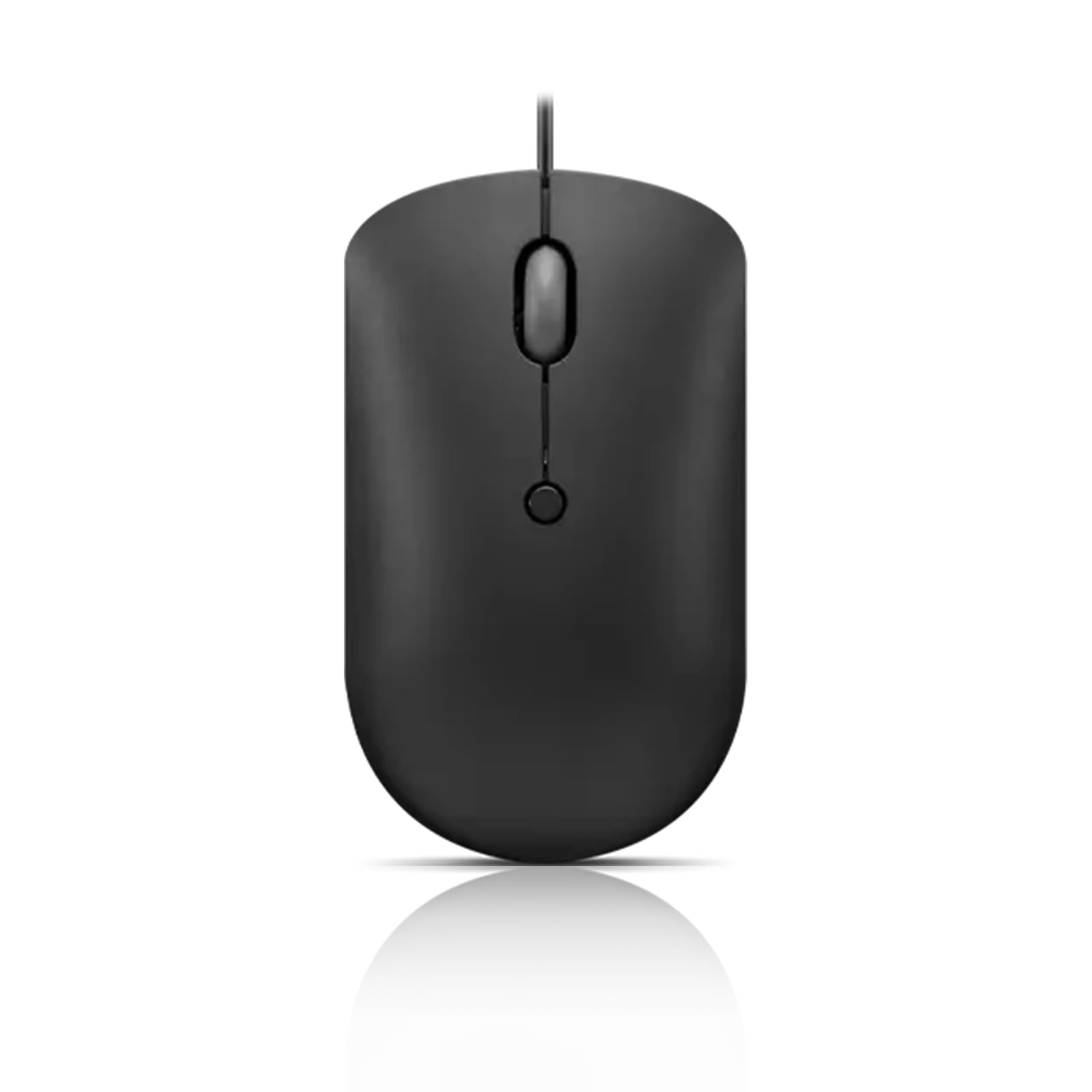 Lenovo 400 USBC Compact Wired Mouse  Pocket Friendly Portable Mouse for Notebook or Large Computer Monitor, Black