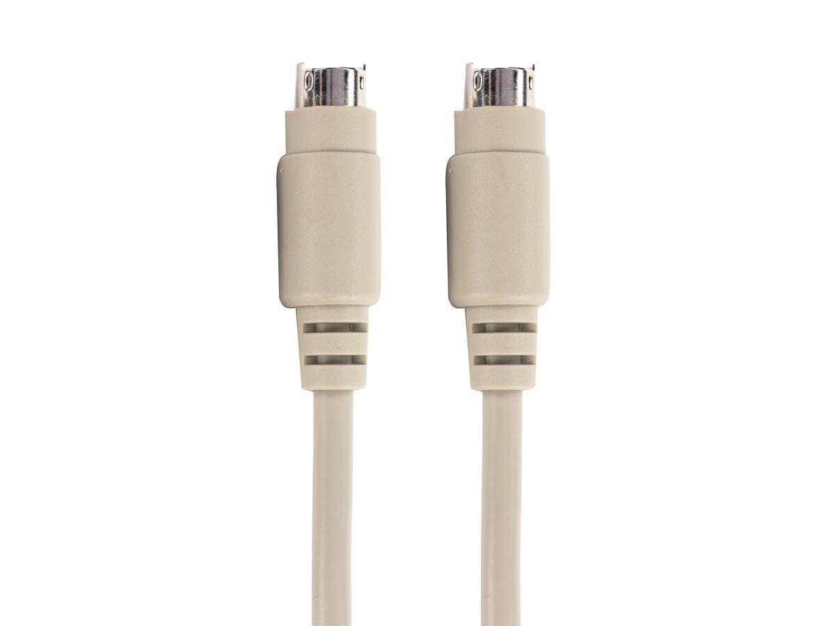 Monoprice Ps/2 Mdin 6 Male To Male Cable   10 Feet   Used As Ps/2 Keyboard/Mouse Connector