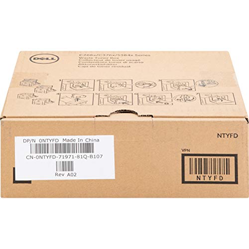 Dell Ntyfd Toner Container C2660Dn/C2665Dnf /C3760N/C3760Dn/C3765Dnf Color Laser Printer