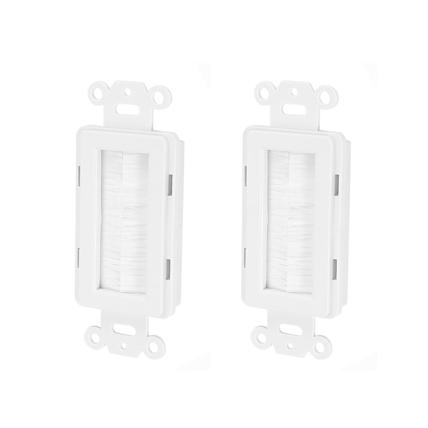 Chaosss &. Quickport Decora Brush Passthrough, Brush, 2 Pack White 2Pk