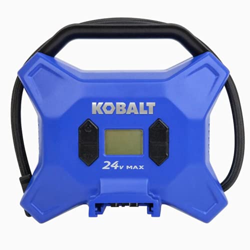 Style Selections Kobalt 24 Volt Cordless High Pressure Inflator 24 Volt Lithium Ion (Li Ion) Air Inflator (Power Source: Battery