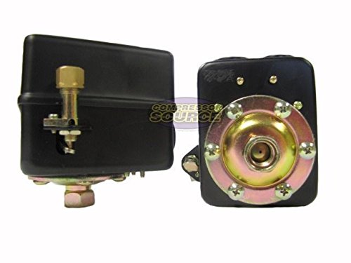 Lefoo 22 Amp 145 175 Psi Air Compressor Pressure Switch Control W/All Metal Housing