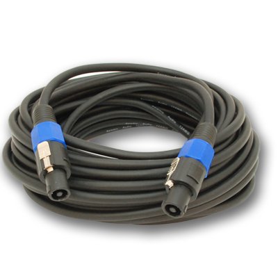 Seismic Audio Tw12S50Pair 12 Gauge 50-Feet Speakon To Speakon Pa/Dj Speaker Cable