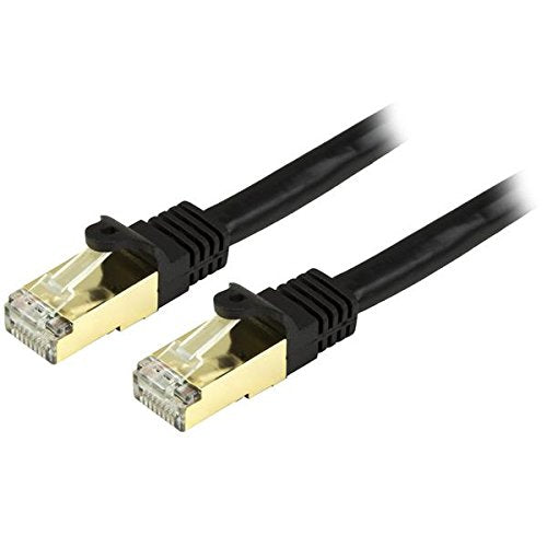 12Ft Black Cat6A Stp Cable