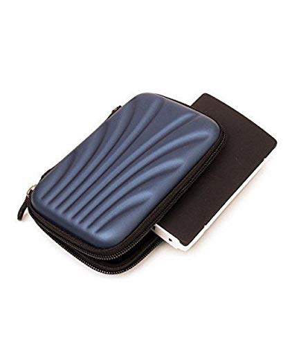 Wolfano Hdd Hard Case/Cover/Pouch With Shockproof Lining For 2.5 Inch Portable Hard Drive  Blue (For Seagate, Toshiba, Wd, Sony