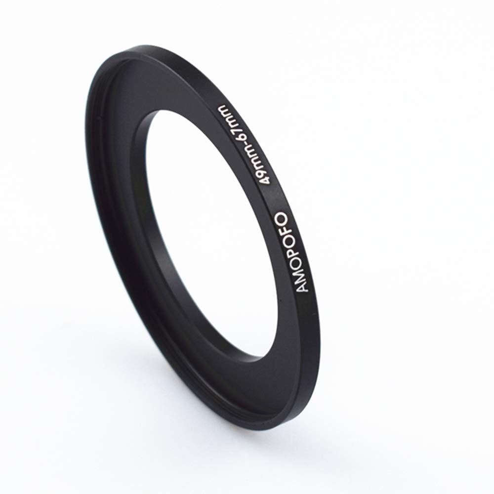 49Mm To 67Mm Step Up Ring Filter Adapter/49Mm To 67Mm Camera Filter Ring ;Compatible All Brands 49Mm Lens And 67Mm Uv,Nd,Cpl,Metal Step Up Ring
