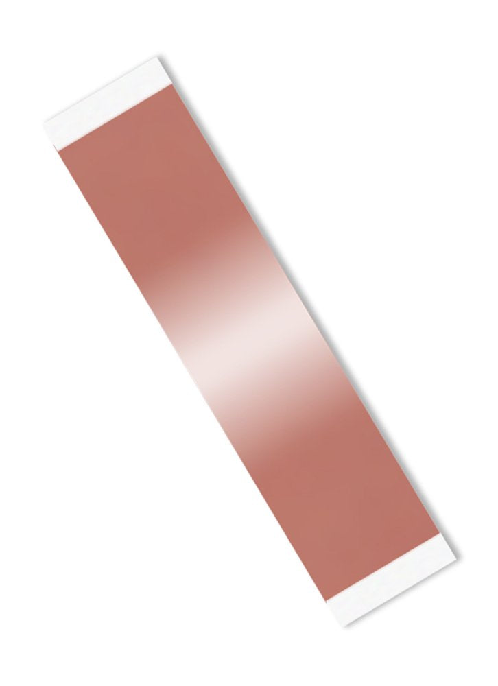 TapeCase Copper Foil Tape with Acrylic Adhesive, Converted from 3M 1125, 2 Length, 0.5 Width, Rectangles (Pack of 5)