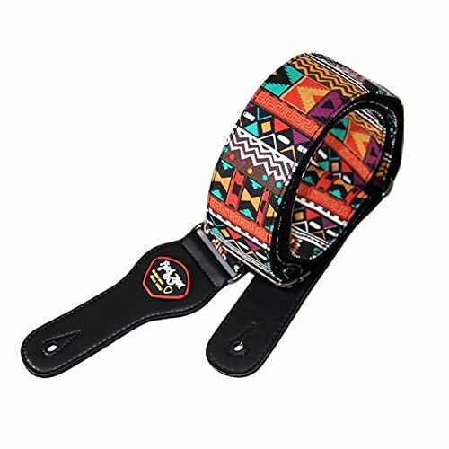 Ubersweet RedYou Acoustic & Electric Guitar Strap Belt Also for Bass Guitar, Resonators, Banjos & Mandolins 115145CM Length
