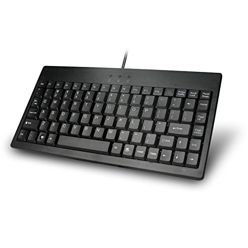 Adesso Akb 110B   Easytouch Mini Keyboard   Usb And Ps/2 Black