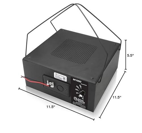 Atlas Sound M1000   8'' Dual Cone Sound Masking Speaker With 70.7V 4W Transformer And Enclosure (Black, Single)