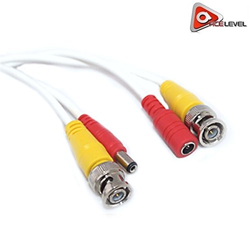 Acelevel 60 Feet Video Power Bnc Rca Cable For Cctv Security Cameras