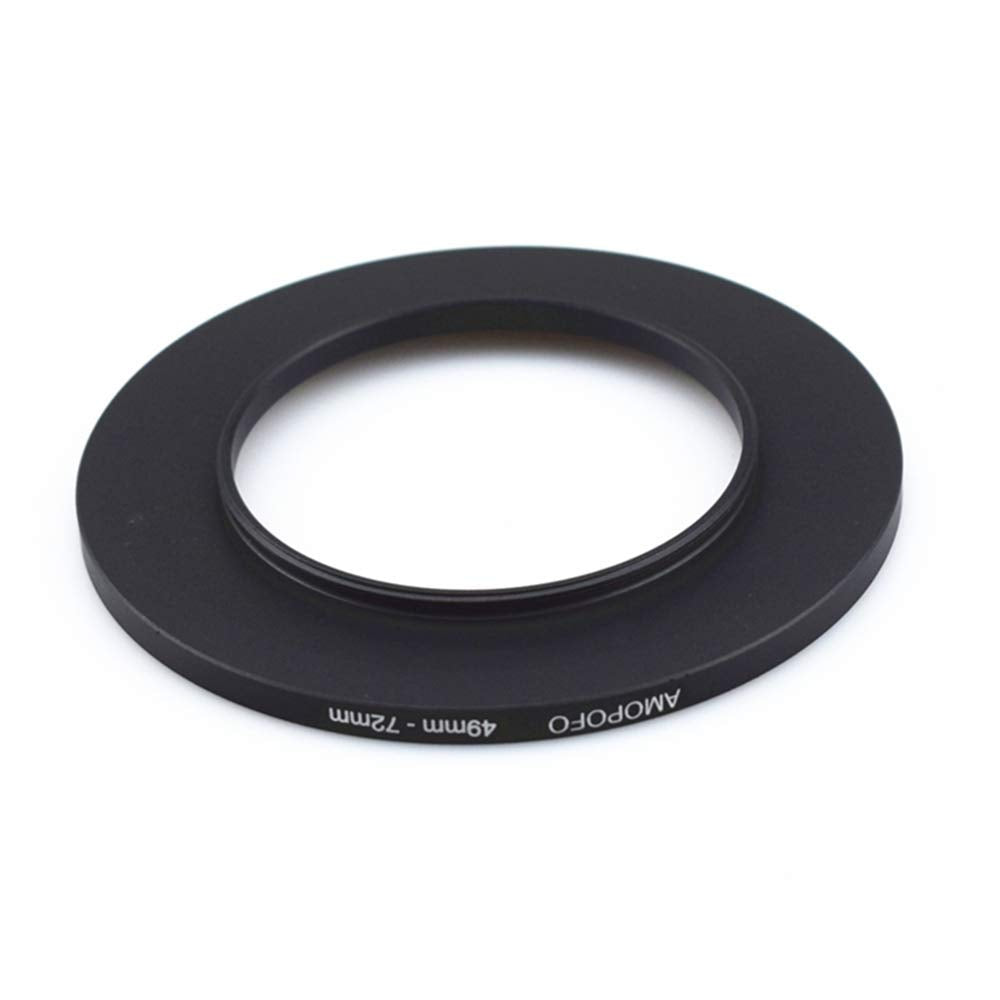 49Mm To 72Mm Step Up Ring Filter Adapter/49Mm To 72Mm Camera Filter Ring ;Compatible All Brands 49Mm Lens And 72Mm Uv,Nd,Cpl,Metal Step Up Ring