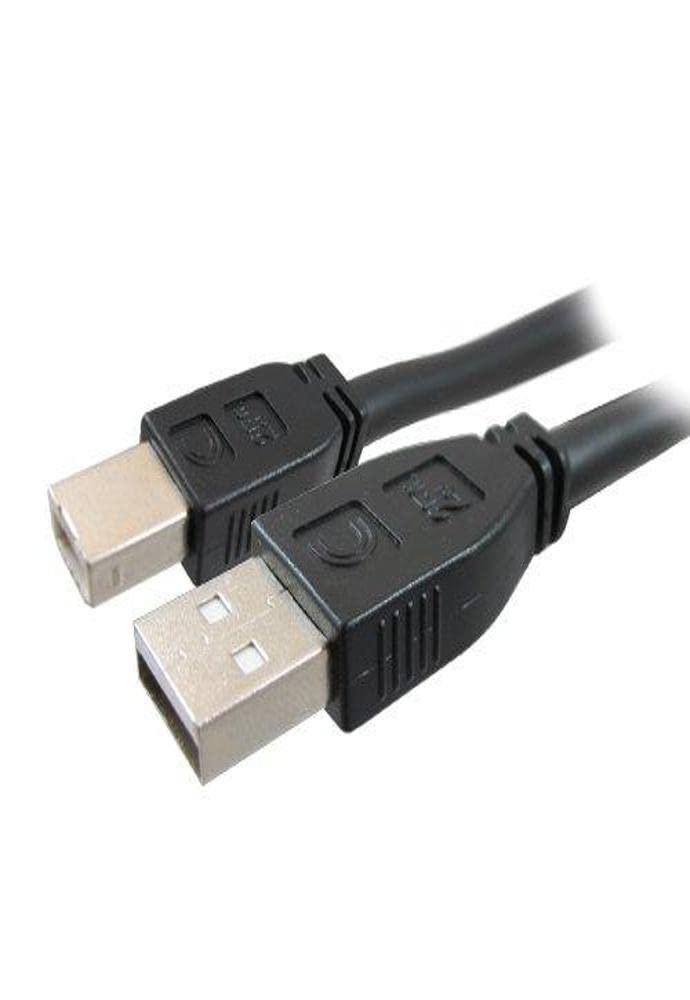 Comprehensive Cable 40 Pro AV/IT Active USB A Male to B Male (USB2-AB-40PROA),Black