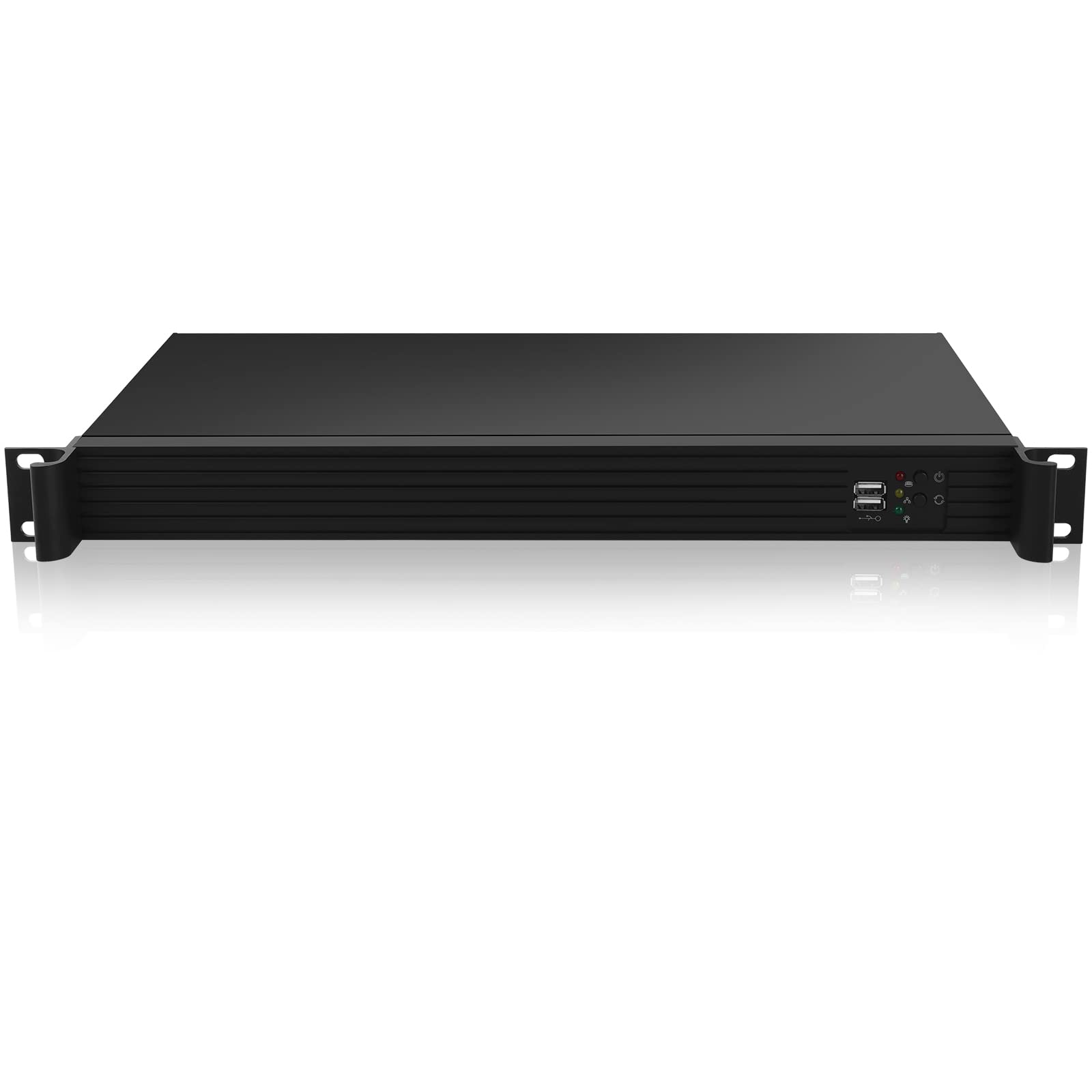 Rackchoice 1U Rackmount Server Chassis 9.84'' Depth Support Mini Itx M/B Only