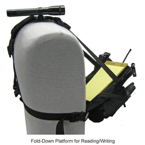 Coaxsher Rcp 1 Pro Radio Chest Harness For 2 Way Radio And Hand Held Electronics | Search And Rescue, Ski Patrol, Emergency Response   Black