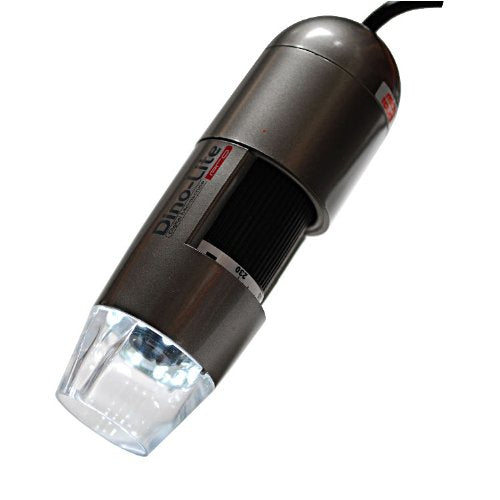 Dino-Lite Am411T-Ms35B 1.3 Mp, 10X-50X, 220X - Handheld Digital Microscope - Pole Stand