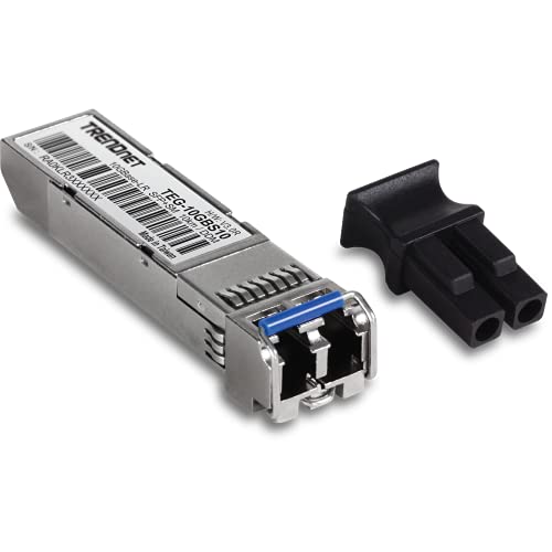 Trendnet Sfp To Rj45 10Gbase Lr Sfp+ Single Mode Lc Module, Teg 10Gbs10, Up To 10 Km (6.2 Miles), Hot Pluggable Sfp Transceiver,