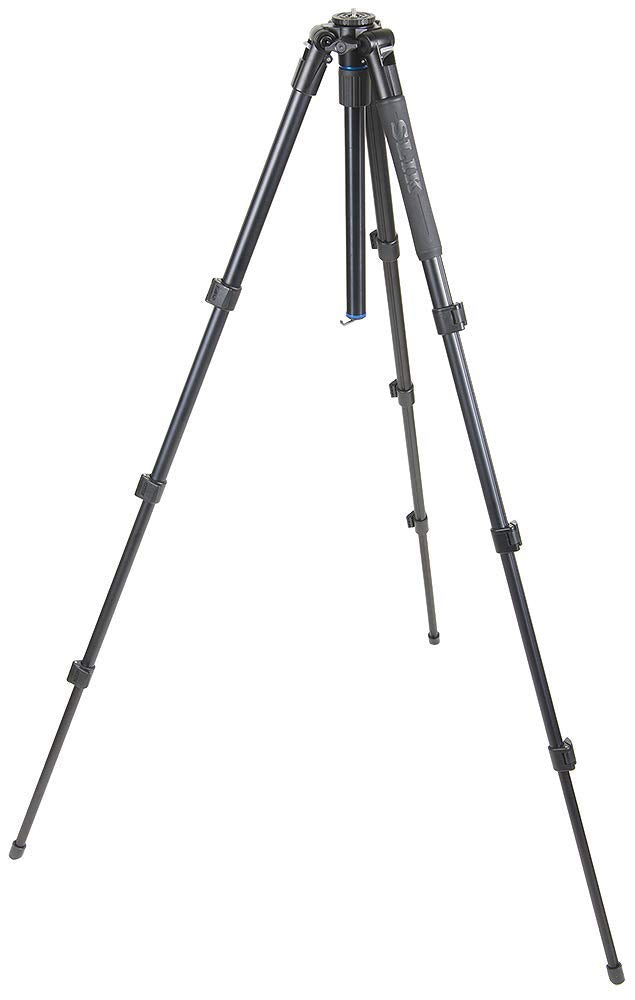 SLIK Pro AL-324 Camera Tripod Legs Rapid Flip Mechanism Aluminum Black