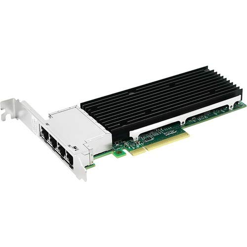 Axiom 10Gbs Quad Port Rj45 Pcie 3.0 X8 Nic Card For Intel - X710T4 - Jumbo Frame