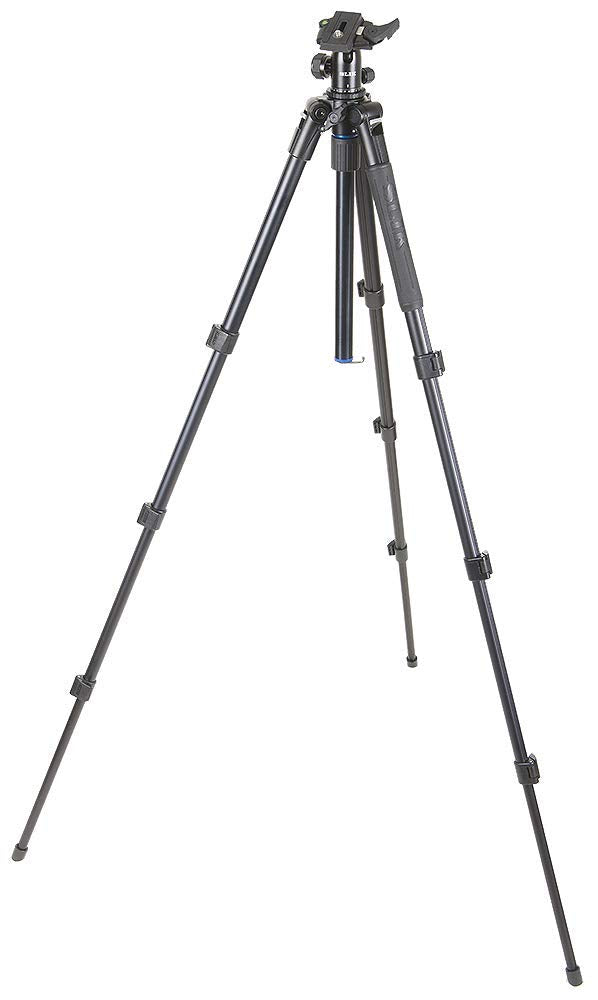 Slik Pro Al 324Bh4 W/Sbh 400 Ball Head For Mirrorless/Dslr Sony Nikon Canon Fuji Cameras And More   Black (613 360)