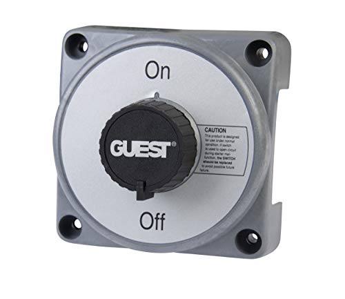 Guest 2303A Heavy Duty Diesel Power Marine Battery On/Off Switch (450 Continuous, 800 Momentary Amps)