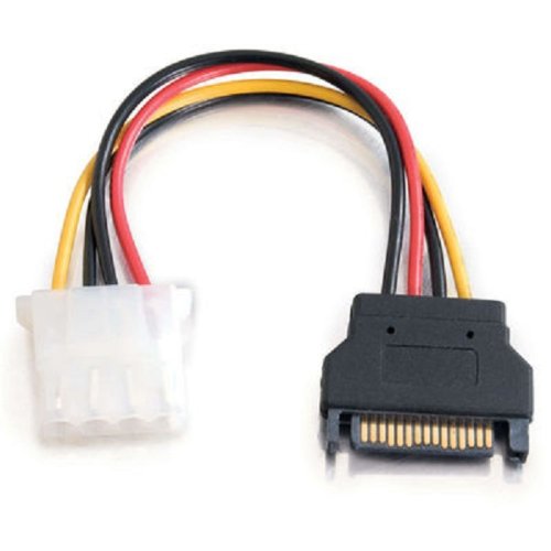 C2G 10149 15 Pin Serial Ata Male To Lp4 Female Power Cable (6 Inch)