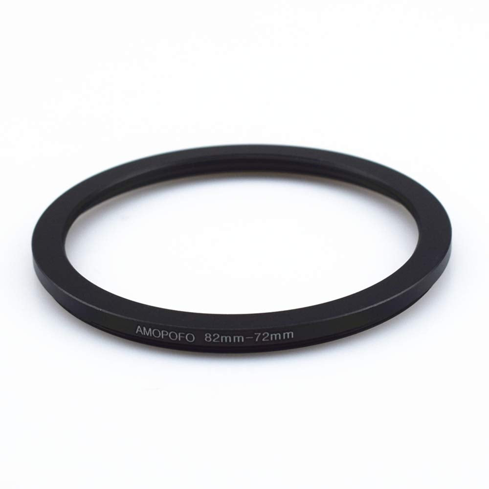 82Mm To 72Mm Step Down Rings Lens Filters Ring Compatible With Uv,Nd,Cpl,Made Of Cnc Machined Metal With Matte Black Electroplated Finish,All 82Mm Camera Lenses & 72Mm Accessories