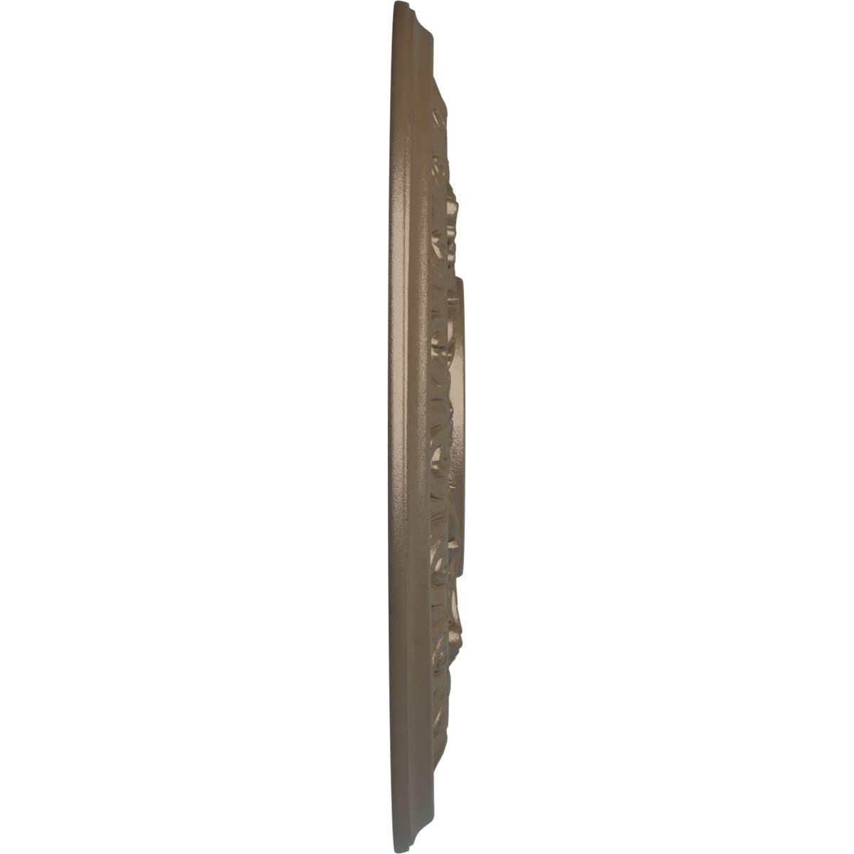 Ekena Millwork Cm15Bawss Baltimore Ceiling Medallion, 15 3/8''Od X 4 1/4''Id X 1 1/2''P, Hand Painted Warm Silver