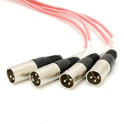 Seismic Audio - Sash-4X35 - 4 Channel Xlr Send Sub Snake Cable - 35 Feet
