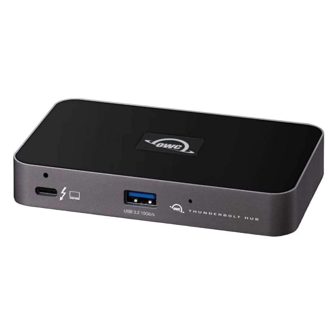 OWC 5 Port Thunderbolt Hub - 60W Charging, (3) Thunderbolt 4 (USB-C) Ports, (1) USB 3.2 Gen 2 Type-A Port, Dual Display suppor, 