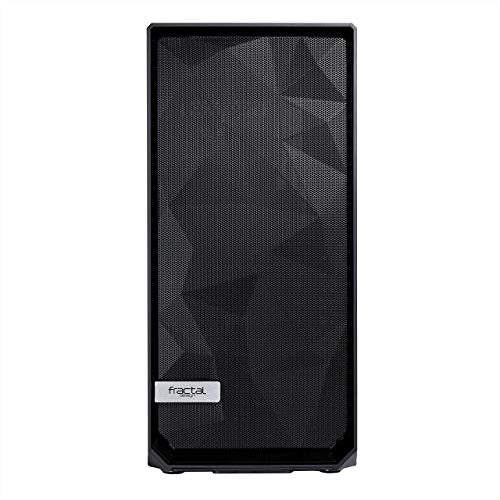Fractal Design Meshify C   Compact Mid Tower Computer Case   Open Atx Layout  High Performance Airflow/Cooling   2X Fans Include