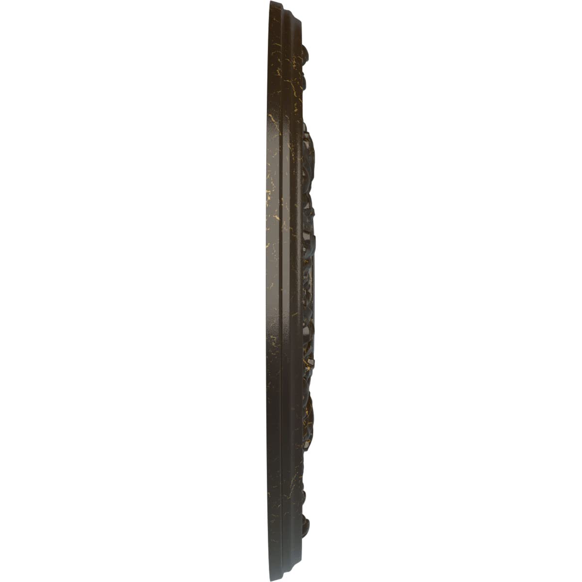 Ekena Millwork Cm16Apshc Apollo Ceiling Medallion, 16 1/2''Od X 3 5/8''Id X 1 1/8''P, Hand Painted Stone Hearth Crackle